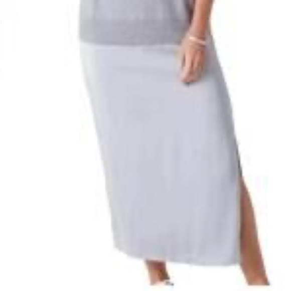 J. Jill Wearever Collection Gray Long Sleeve Dress - Picture 4 of 7